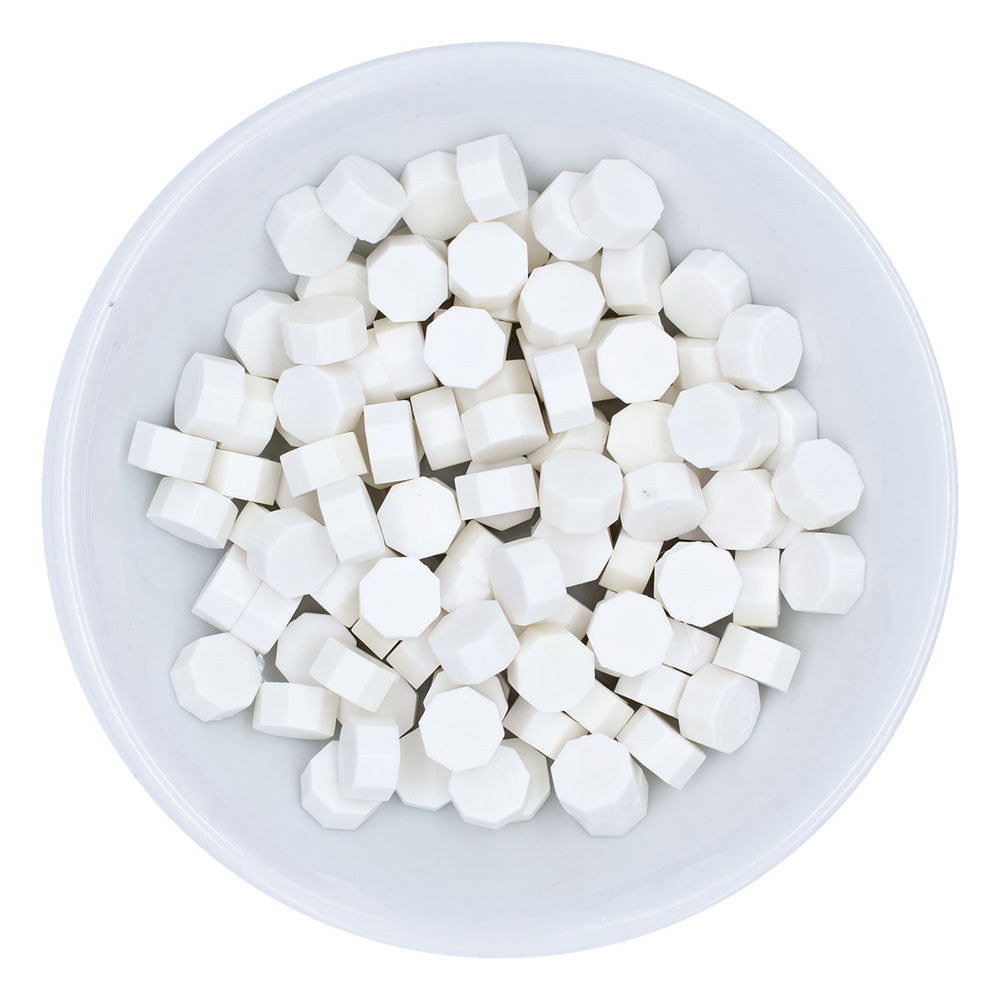 White Wax Beads from the Sealed by Spellbinders Collection