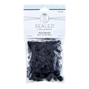 Black Wax Beads from the Sealed by Spellbinders Collection
