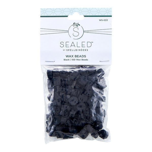 Black Wax Beads from the Sealed by Spellbinders Collection