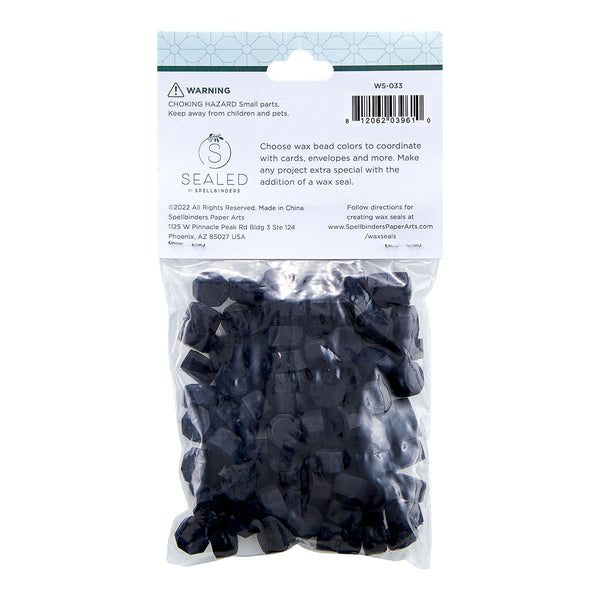 Black Wax Beads from the Sealed by Spellbinders Collection