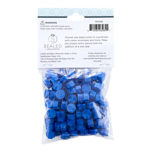 Royal Blue Wax Beads from the Sealed by Spellbinders Collection