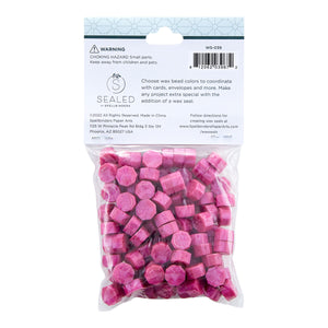 Fuchsia Wax Beads from the Sealed by Spellbinders Collection