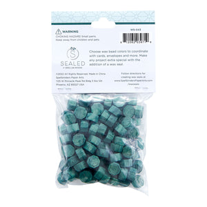 Green Wax Beads from the Sealed by Spellbinders Collection