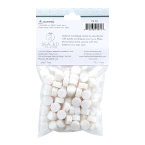 Pearl White Wax Beads