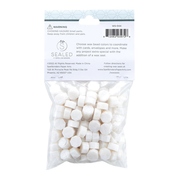 Pearl White Wax Beads