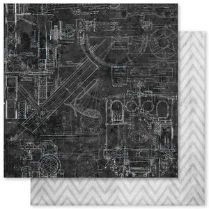Paper Rose - Blueprints 12x12 Paper Collection