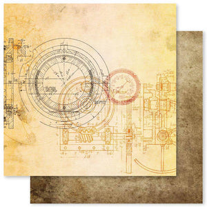 Paper Rose - Blueprints 12x12 Paper Collection